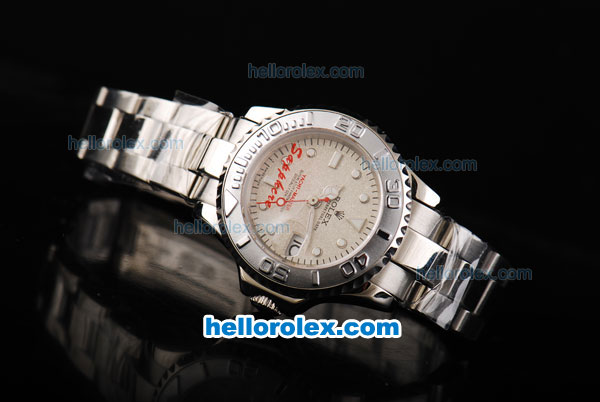 Rolex Rolex Yachtmaster Automatic Movement Full Steel with Grey Dial Lady Size - Click Image to Close